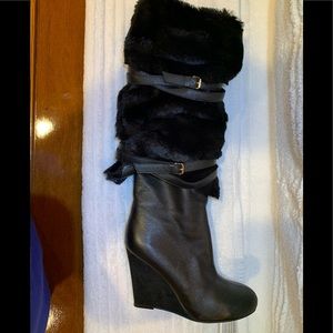 Cecilia Fur and Leather Boots